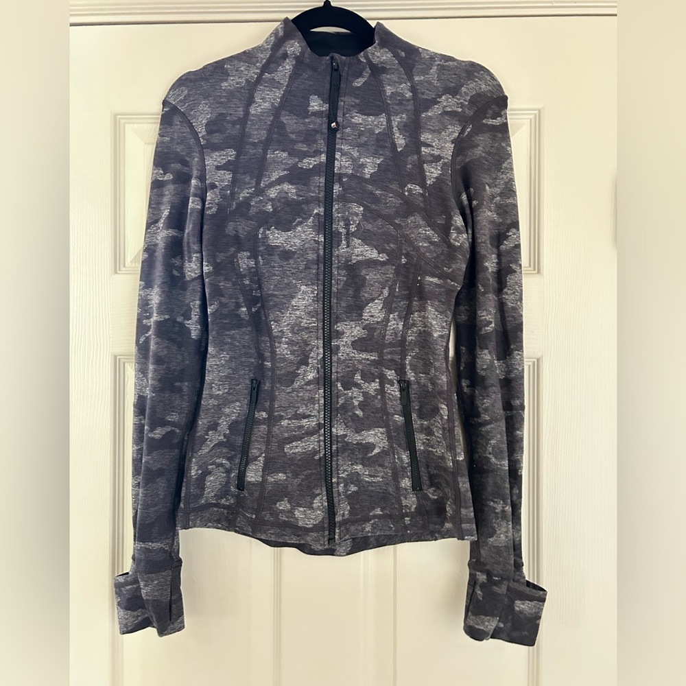 lululemon athletica Define Jacket Incognito Camo HTR Black, Sz 6, EUC - Picture 4 of 8